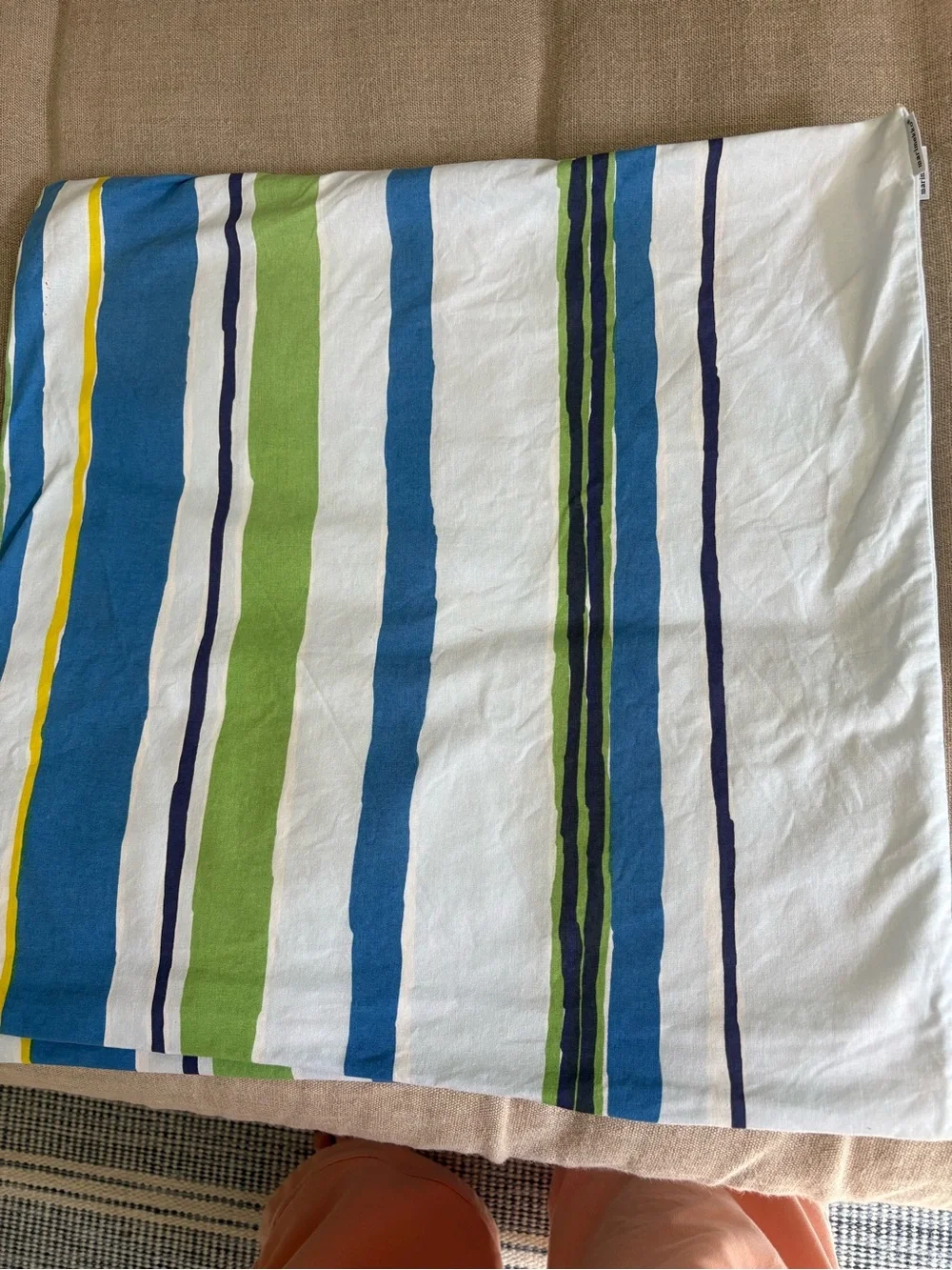 Marimekko Light Blue & White Cushion Cover